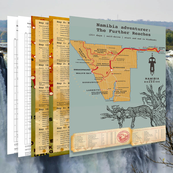 Downloadable Premium Namibia Self-Drive Itinerary - Namibia Adventurer: The Further Reaches (21+ Days)